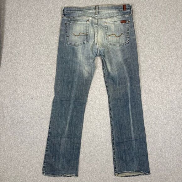 Vintage 7 for all Mankind Women's Size 30 Lightwash Bootcut Jeans USA - Picture 7 of 9